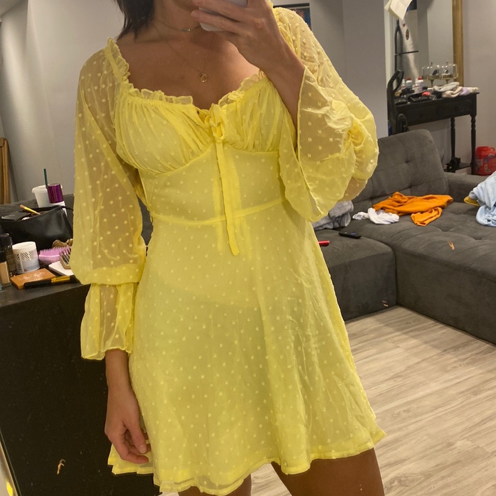 Bardot milkmaid dress - missguided